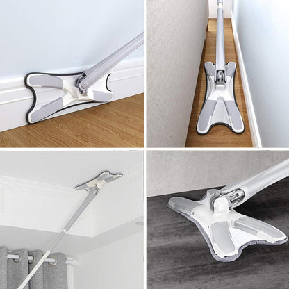 Premium X-Type Self-Wringing 360° Rotatable Floor Cleaning Mop