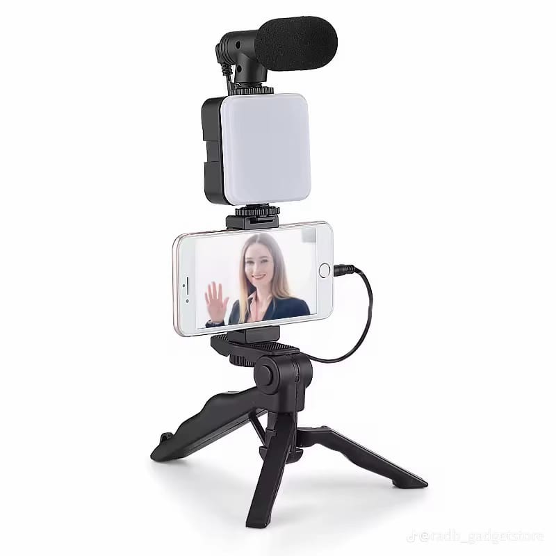 AY-49 Professional 4-in-1 Vlogging & Video-Making Kit for Smartphones