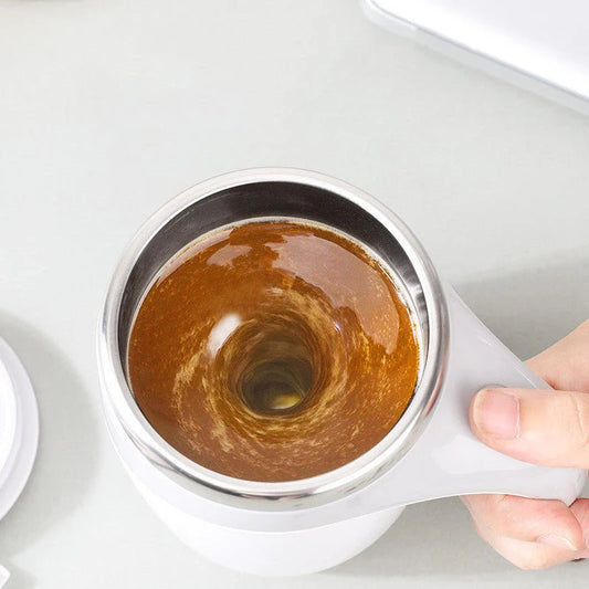 Automatic Electric Magnetic Stirring Mug – Premium Leak-Proof Stainless Steel Self-Mixing Cup