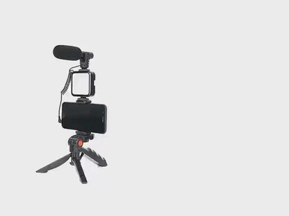 AY-49 Professional 4-in-1 Vlogging & Video-Making Kit for Smartphones